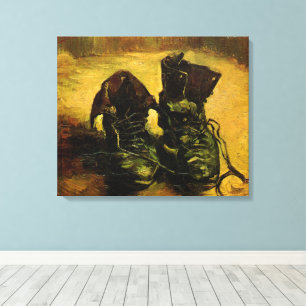 Vincent van Gogh - Stilleven met een paar schoenen Canvas Afdruk