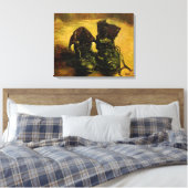 Vincent van Gogh - Stilleven met een paar schoenen Canvas Afdruk (Insitu (Slaapkamer))
