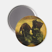 Vincent van Gogh - Stilleven met een paar schoenen Magneet (Voorkant / Achterkant)