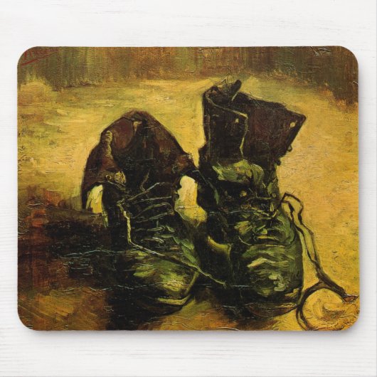 Vincent van Gogh - Stilleven met een paar schoenen Muismat (Voorkant)