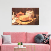 Vincent van Gogh - Stilleven met gele strohoed Canvas Afdruk (Insitu (Woonkamer))