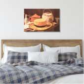 Vincent van Gogh - Stilleven met gele strohoed Canvas Afdruk (Insitu (Slaapkamer))