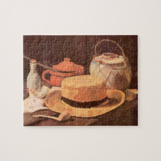 Vincent van Gogh - Stilleven met gele strohoed Legpuzzel (Horizontaal)
