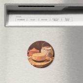 Vincent van Gogh - Stilleven met gele strohoed Magneet (Insitu (Vaatwasser))