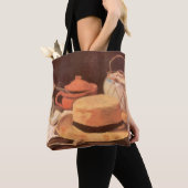 Vincent van Gogh - Stilleven met gele strohoed Tote Bag (Dichtbij)