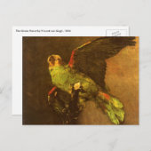 Vincent van Gogh - Stilleven met groene papegaai Briefkaart (Voorkant / Achterkant)