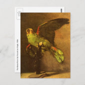 Vincent van Gogh - Stilleven met groene papegaai Briefkaart (Voorkant / Achterkant)