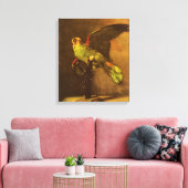 Vincent van Gogh - Stilleven met groene papegaai Canvas Afdruk (Insitu (Woonkamer))