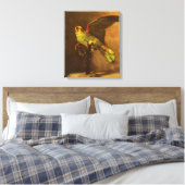 Vincent van Gogh - Stilleven met groene papegaai Canvas Afdruk (Insitu (Slaapkamer))