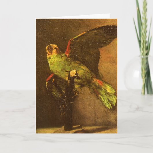 Vincent van Gogh - Stilleven met groene papegaai Kaart (Voorkant)