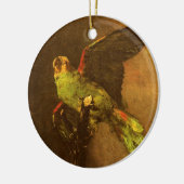 Vincent van Gogh - Stilleven met groene papegaai Keramisch Ornament (Links)