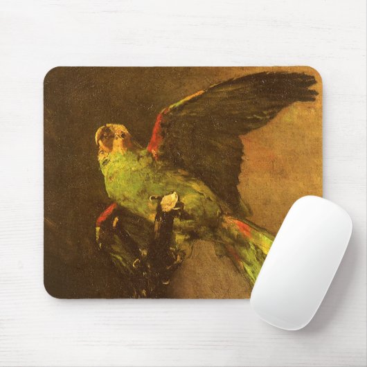 Vincent van Gogh - Stilleven met groene papegaai Muismat (Met muis)