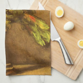 Vincent van Gogh - Stilleven met groene papegaai Theedoek (Quarter Fold)