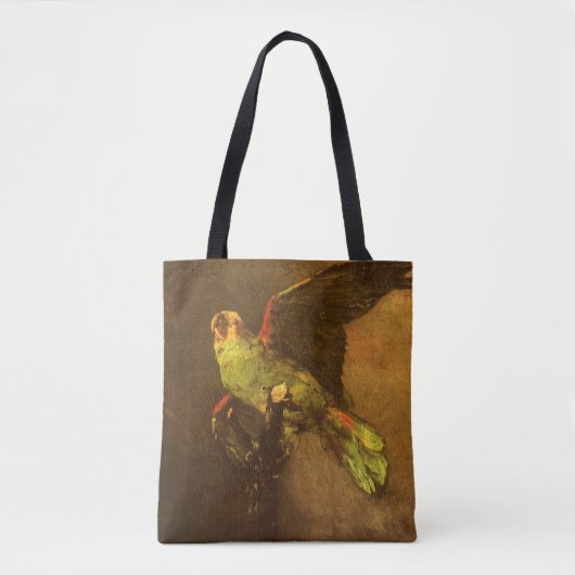 Vincent van Gogh - Stilleven met groene papegaai Tote Bag (Voorkant)