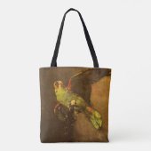 Vincent van Gogh - Stilleven met groene papegaai Tote Bag (Achterkant)