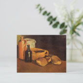 Vincent van Gogh - Stilleven met klompen, potten, Briefkaart (Staand voorkant)