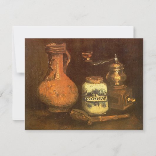 Vincent van Gogh - Stilleven met koffiemolen (Voorkant)