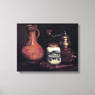 Vincent Van Gogh - Stilleven met koffiemolen Canvas Afdruk