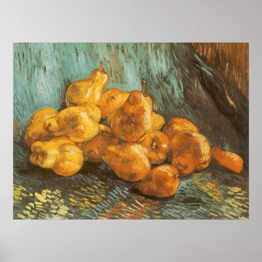 Vincent van Gogh - Stilleven met Kweeperen Poster (Voorkant)