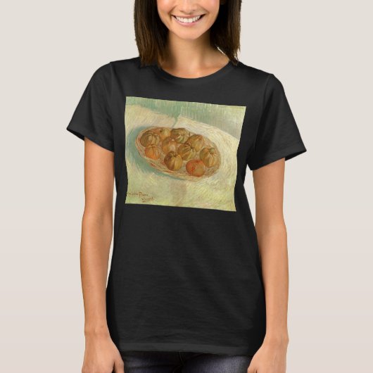 Vincent van Gogh - Stilleven met mand appels T-shirt (Voorkant)