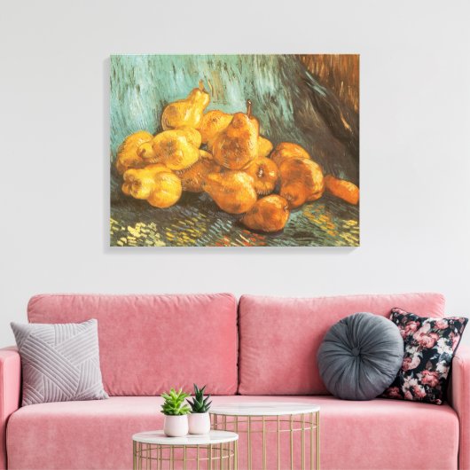 Vincent van Gogh - Stilleven met Quince Pears Canvas Afdruk (Insitu (Woonkamer))