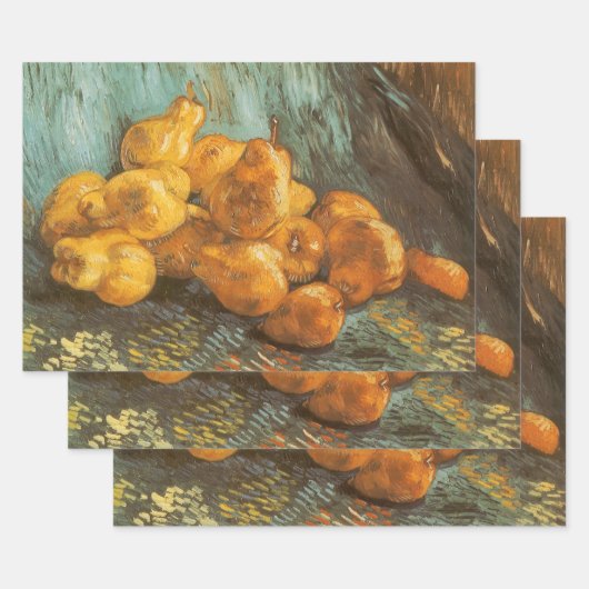 Vincent van Gogh - Stilleven met Quince Pears Inpakpapier Vel (Set)
