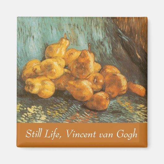 Vincent van Gogh - Stilleven met Quince Pears Magneet (Voorkant)