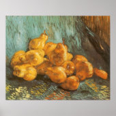 Vincent van Gogh - Stilleven met Quince Pears Poster (Voorkant)