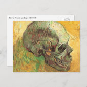 Vincent van Gogh - Stilleven met schedel Briefkaart (Voorkant / Achterkant)