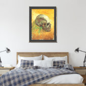 Vincent van Gogh - Stilleven met schedel Canvas Afdruk (Insitu (Slaapkamer))