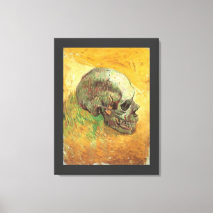 Vincent van Gogh - Stilleven met schedel Canvas Afdruk