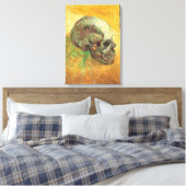 Vincent van Gogh - Stilleven met schedel Canvas Afdruk (Insitu (Slaapkamer))