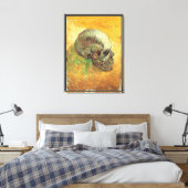 Vincent van Gogh - Stilleven met schedel Canvas Afdruk (Insitu (Slaapkamer))