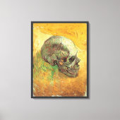 Vincent van Gogh - Stilleven met schedel Canvas Afdruk (Voorkant)