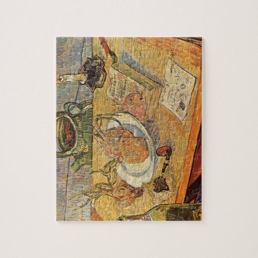 Vincent van Gogh - Stilleven met tekenbord Legpuzzel (Verticaal)
