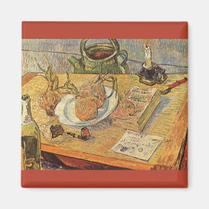 Vincent van Gogh - Stilleven met tekenbord Magneet