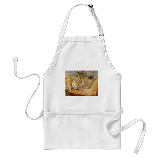 Vincent van Gogh - Stilleven met tekenbord Standaard Schort (Voorkant)