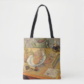 Vincent van Gogh - Stilleven met tekenbord Tote Bag (Voorkant)