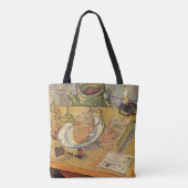 Vincent van Gogh - Stilleven met tekenbord Tote Bag (Achterkant)