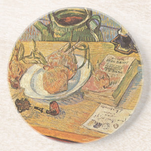 Vincent van Gogh - Stilleven met tekenbord Zandsteen Onderzetter