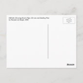 Vincent van Gogh - Stilleven met tekentafel Briefkaart (Achterkant)