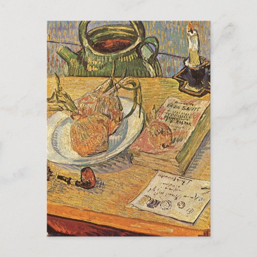 Vincent van Gogh - Stilleven met tekentafel Briefkaart (Voorkant)
