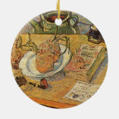 Vincent van Gogh - Stilleven met tekentafel Keramisch Ornament (Achterkant)