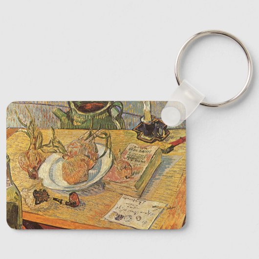 Vincent van Gogh - Stilleven met tekentafel Sleutelhanger (Voorkant)