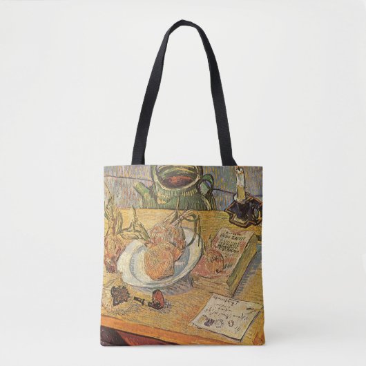 Vincent van Gogh - Stilleven met tekentafel Tote Bag (Voorkant)