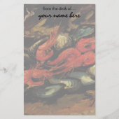 Vincent van Gogh - Stilleven Mosselen en garnalen Briefpapier (Voorkant)