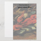 Vincent van Gogh - Stilleven Mosselen en garnalen Briefpapier (Voorkant / Achterkant)