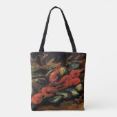 Vincent van Gogh - Stilleven Mosselen en garnalen Tote Bag (Achterkant)