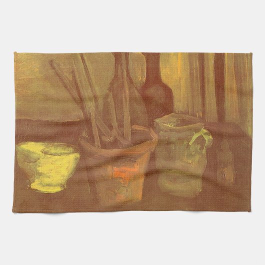 Vincent van Gogh - Stilleven penseel in pot Theedoek (Horizontaal)