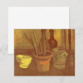 Vincent van Gogh - Stilleven penselen in pot (Voorkant / Achterkant)